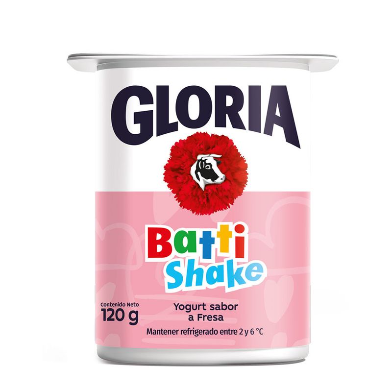 GLORIA - Yogurt Gloria Battishake Fresa Masha y El Oso 120 g