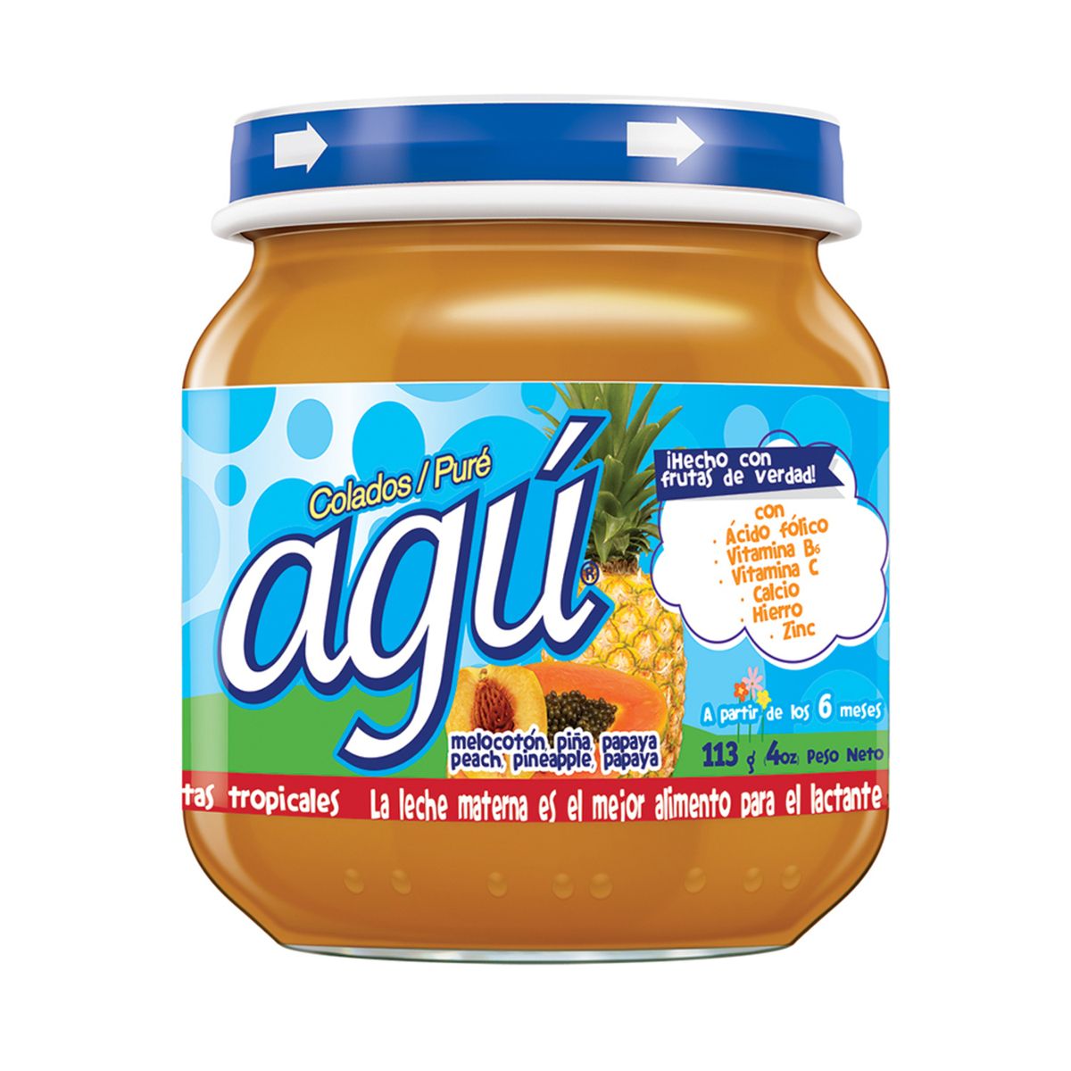 AGU - Colado de Frutas Tropicales Agú Envase 113 g