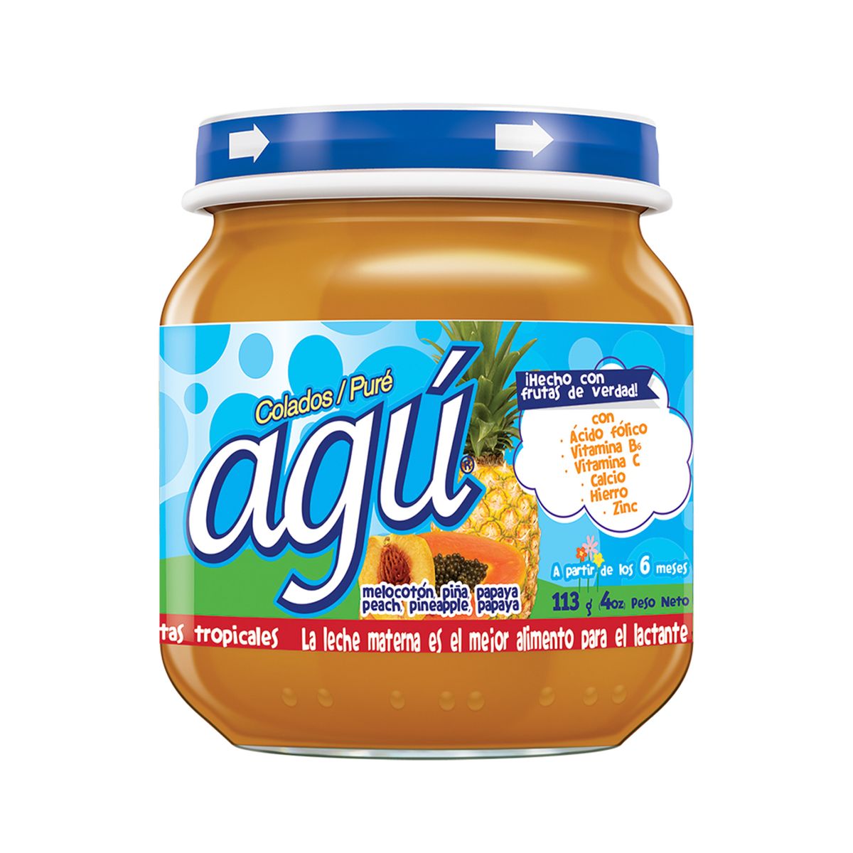 AGU - Colado de Frutas Tropicales Agú Envase 113 g