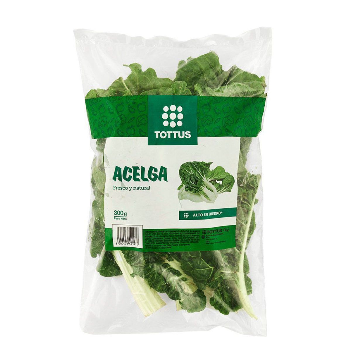 TOTTUS VERDURAS - Acelga Tottus