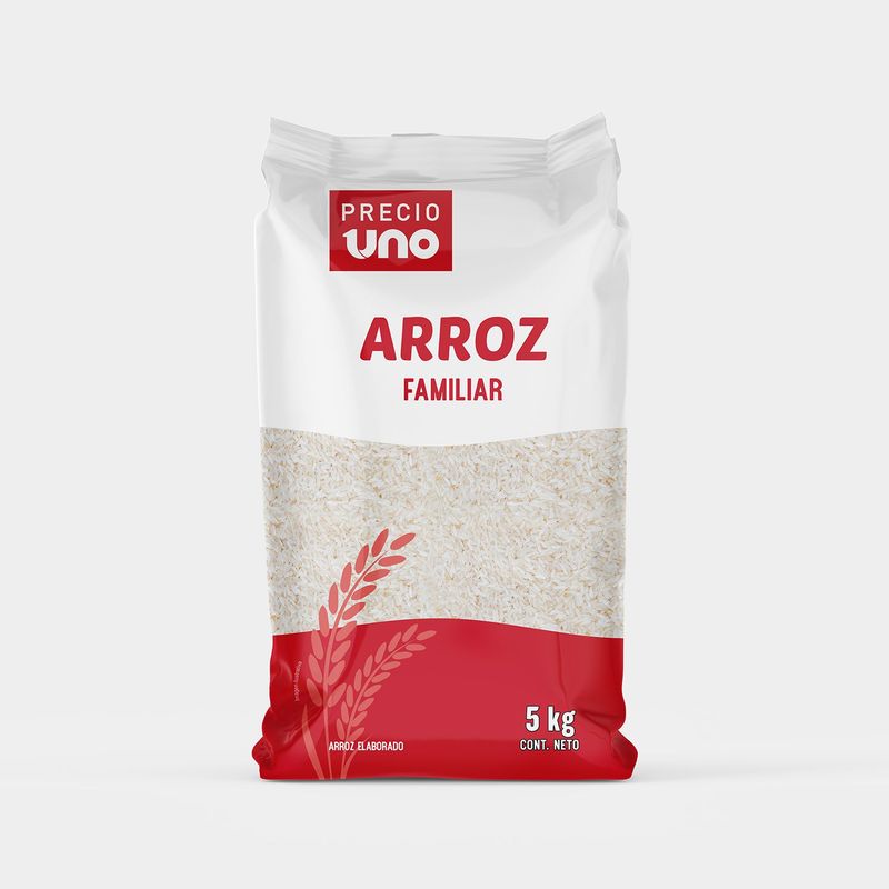 PRECIO UNO - Arroz Familiar Precio Uno Bolsa 5 Kg