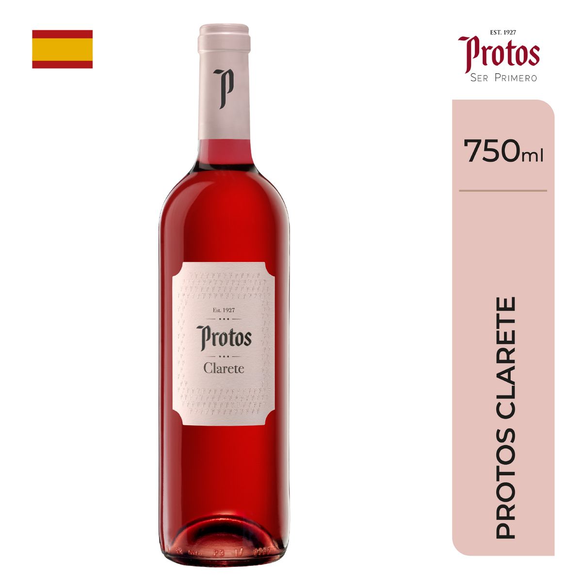 PROTOS - Vino Rosado Clarete Protos 13° Botella 750 mL