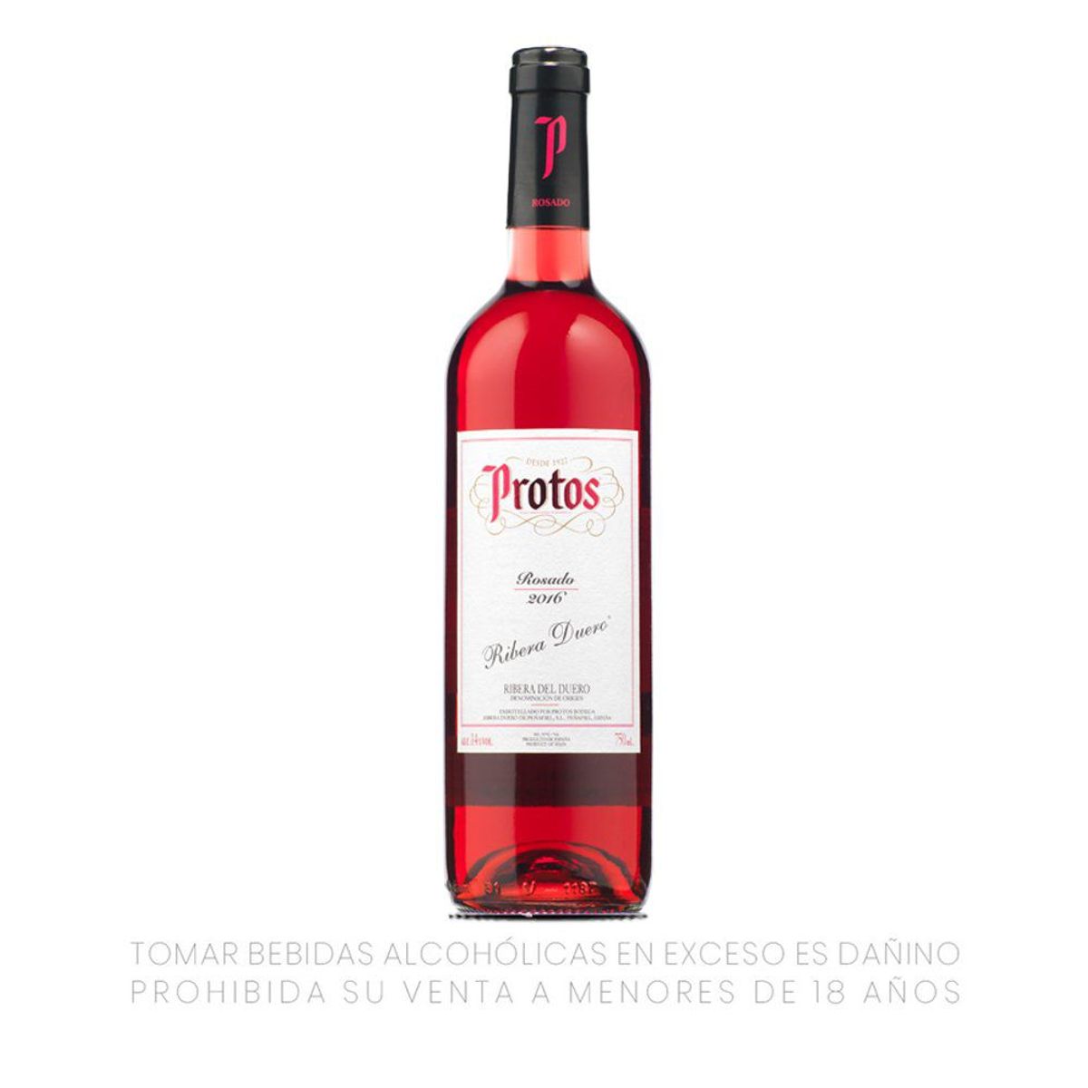 PROTOS - Vino Rosado Clarete Protos 13° Botella 750 mL
