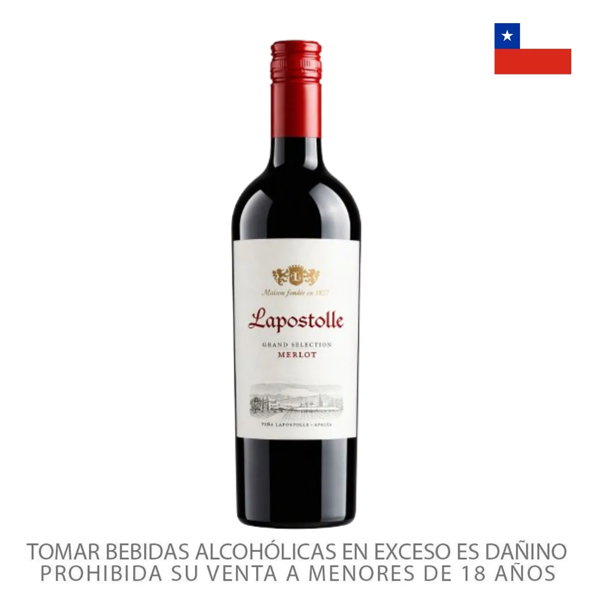 LAPOSTOLLE - Vino Lapostolle Merlot Botella 750 mL