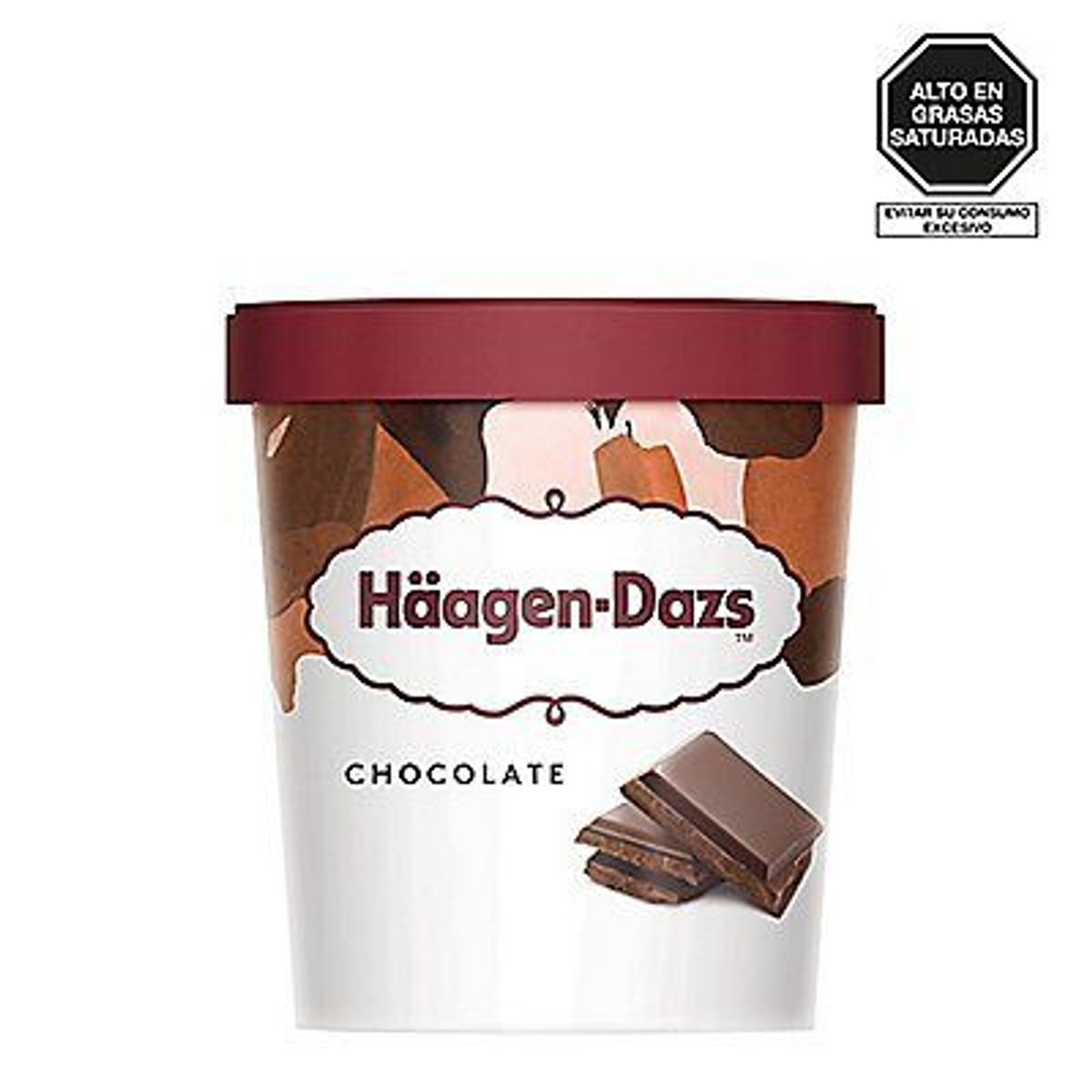 HAAGEN DAZS - Helado Haagen Dazs Chocolate Belga Pote 473 mL
