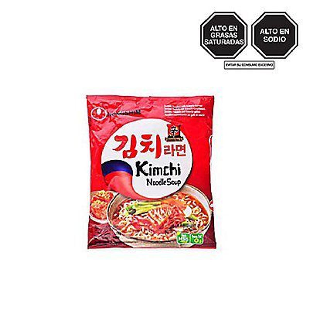 NONG SHIM - Sopa Oriental Kimchi Nong Shim Bolsa 120 g