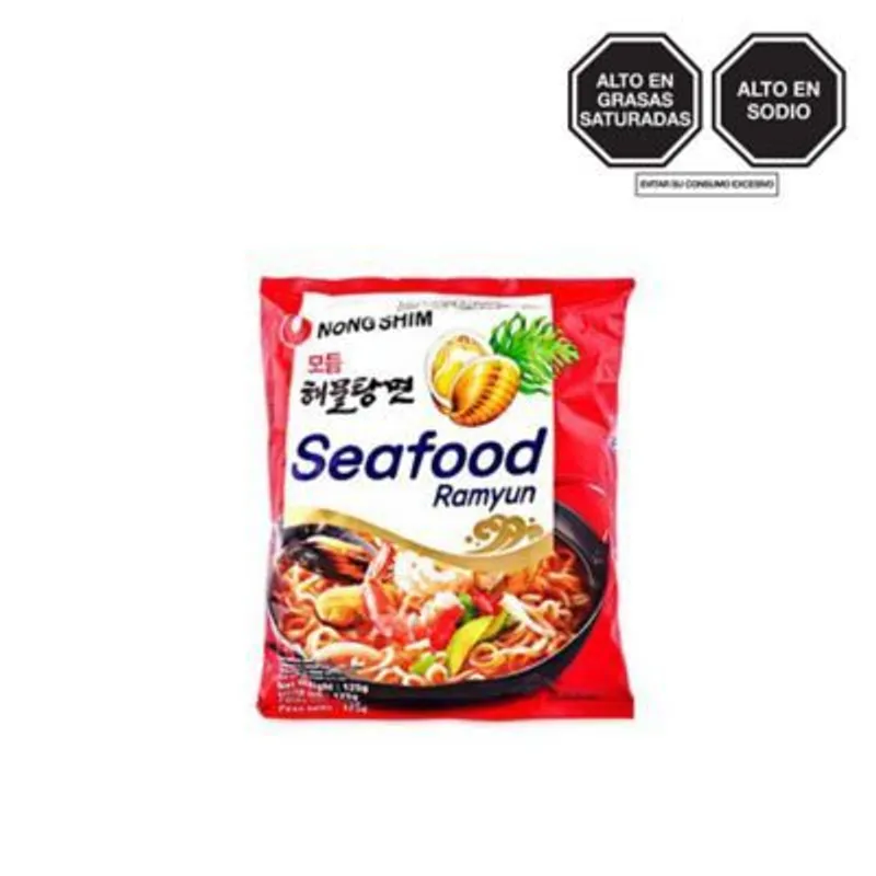 NONG SHIM - Sopa Seafood Mito de Mar Nong Shim Bolsa 125 g