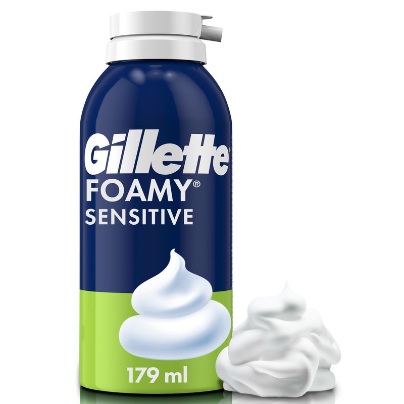 GILLETTE - Espuma De Afeitar Gillette Piel Sensible Envase 179 mL