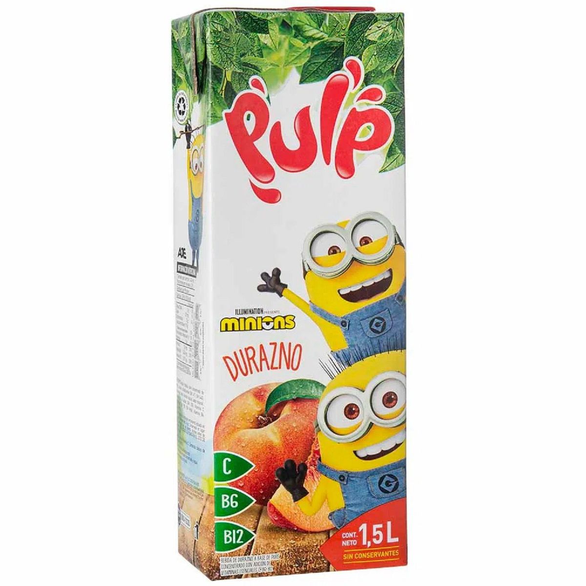 PULP - Bebida Pulp Néctar de Durazno Caja 1.5 L
