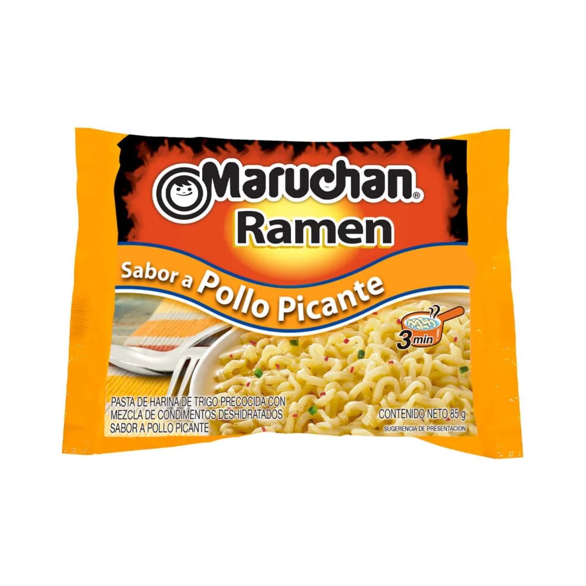 MARUCHAN - Ramen Maruchan Pollo Picante Empaque 85 g