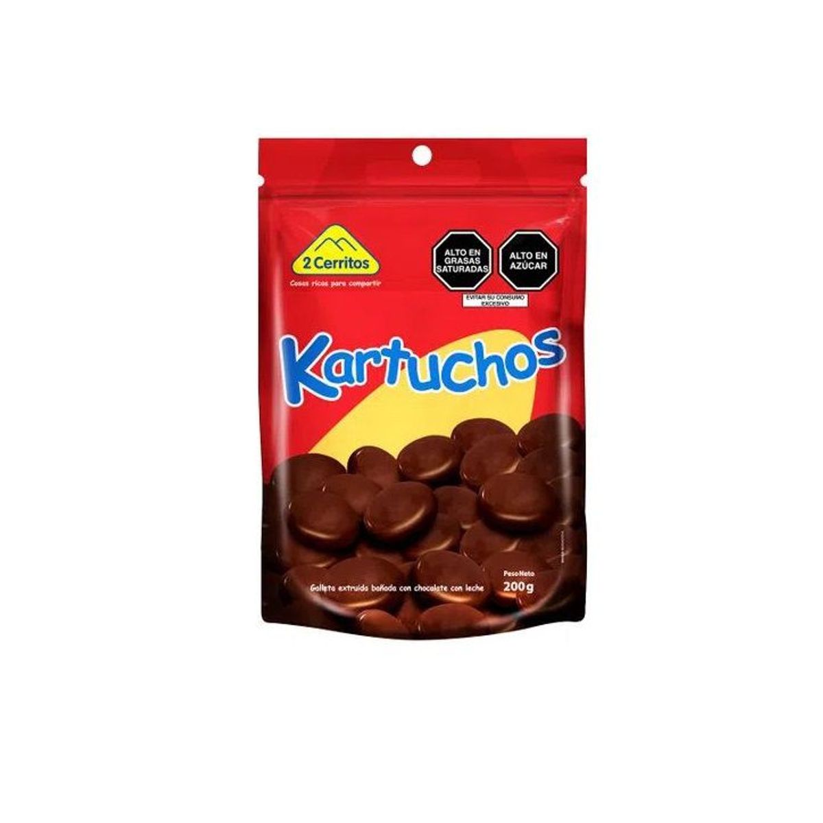 2 CERRITOS - Galleta Kartucho Chocolate con Vanilla 2 Cerritos Bolsa 200 g