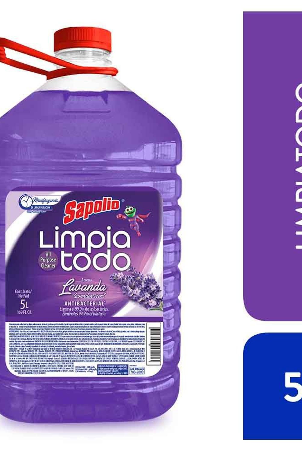 SAPOLIO - Limpiatodo Aroma Lavanda Sapolio 5 L