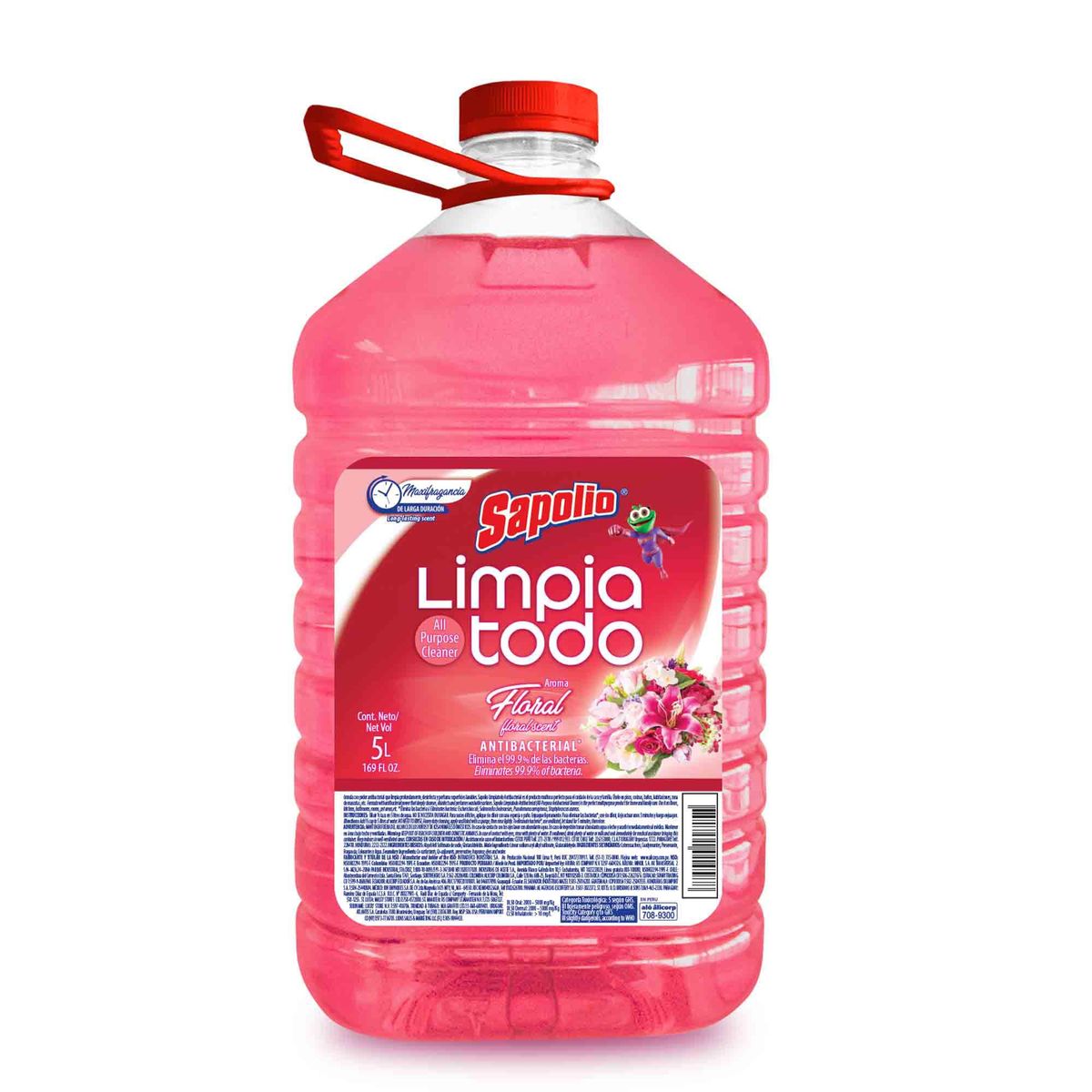SAPOLIO - Limpiatodo Sapolio Floral Botella 5 L