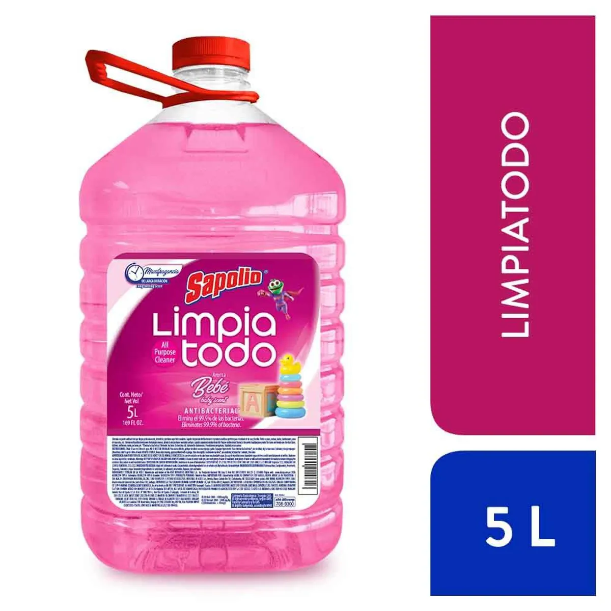 SAPOLIO - Limpiatodo Sapolio Bebé Botella 5 L