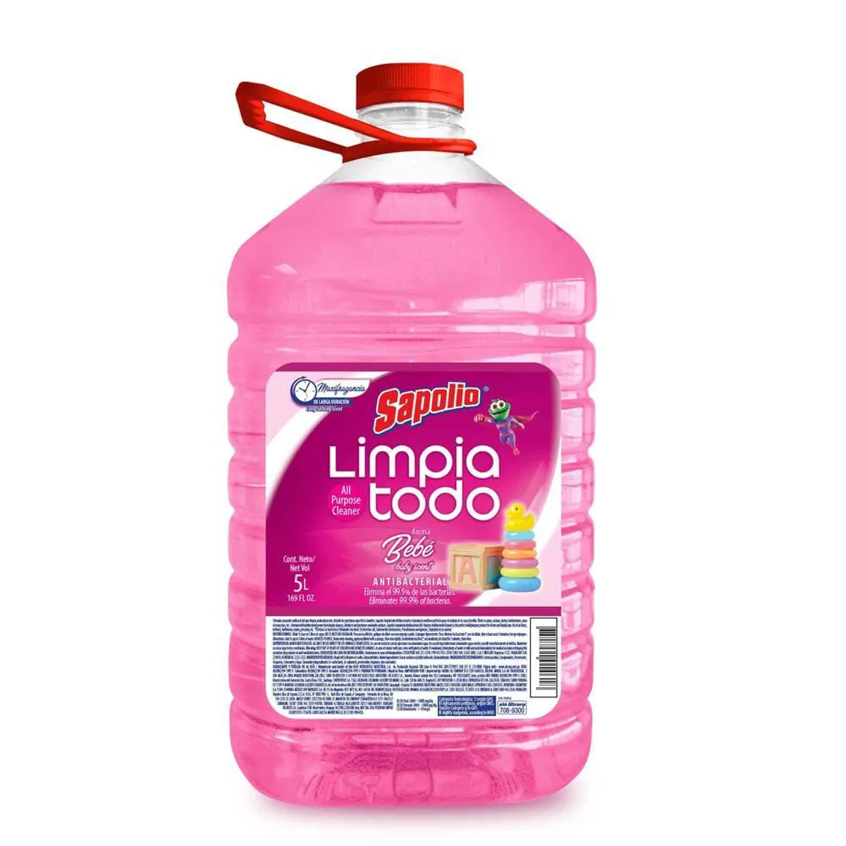 SAPOLIO - Limpiatodo Sapolio Bebé Botella 5 L