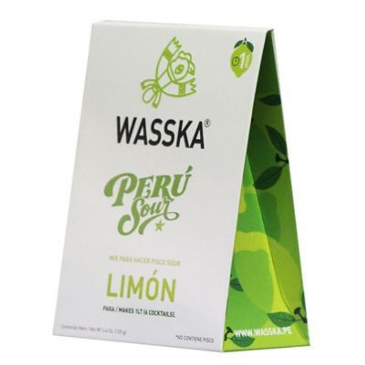 WASSKA - Base Para Pisco Wasska Limón Caja 125 g