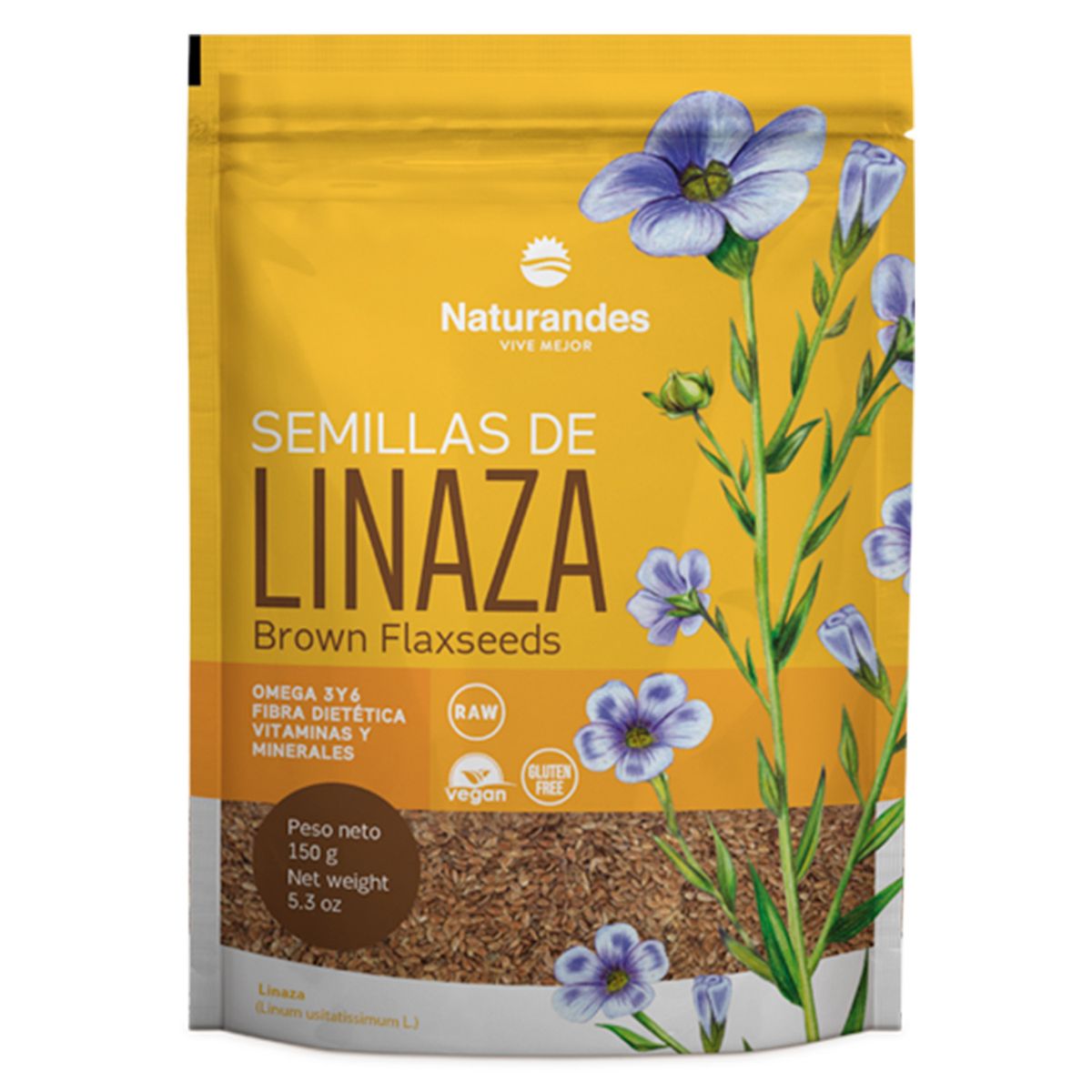 NATURANDES - Semillas de Linaza Naturandes Doypack 300 g