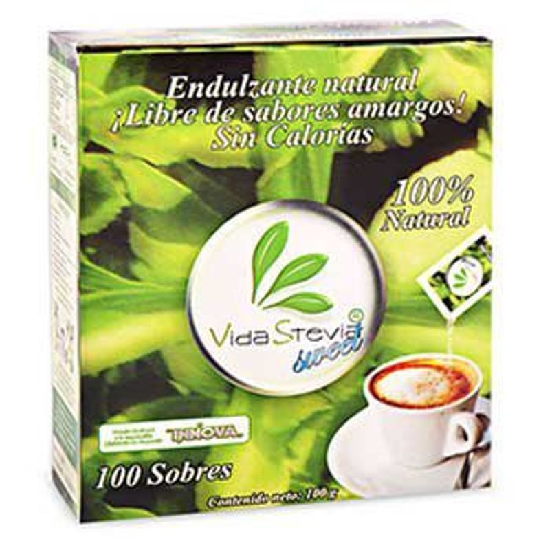 VIDA STEVIA - Vida Stevia Endulzante Natural Caja 100 Sobres