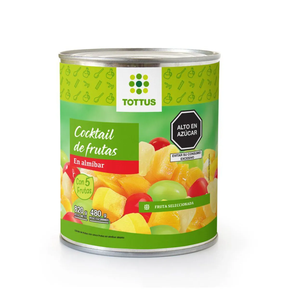 TOTTUS - Conserva de Frutas Tottus 820 g