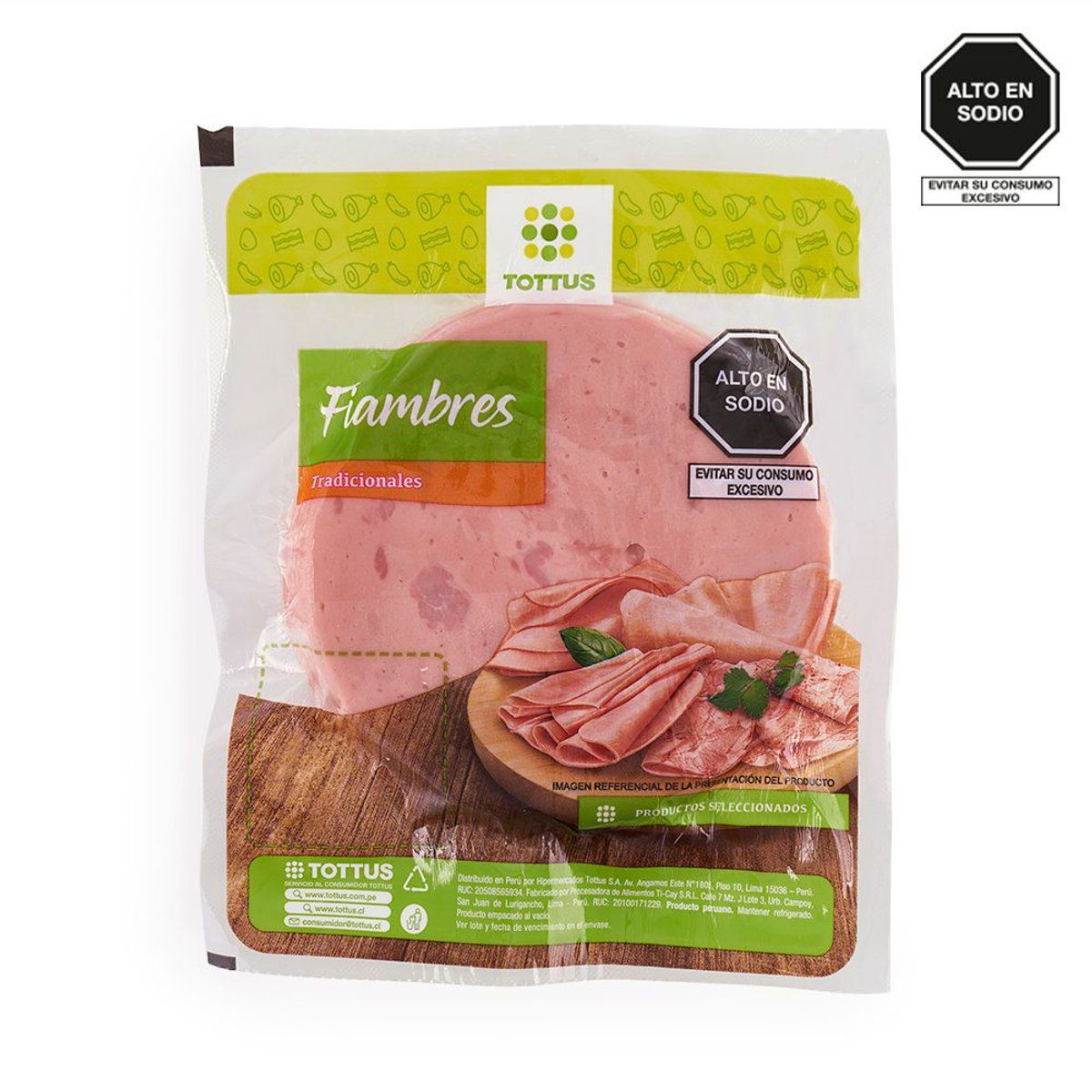 TOTTUS - Jamonada de Pollo Tottus Empaque 200 g