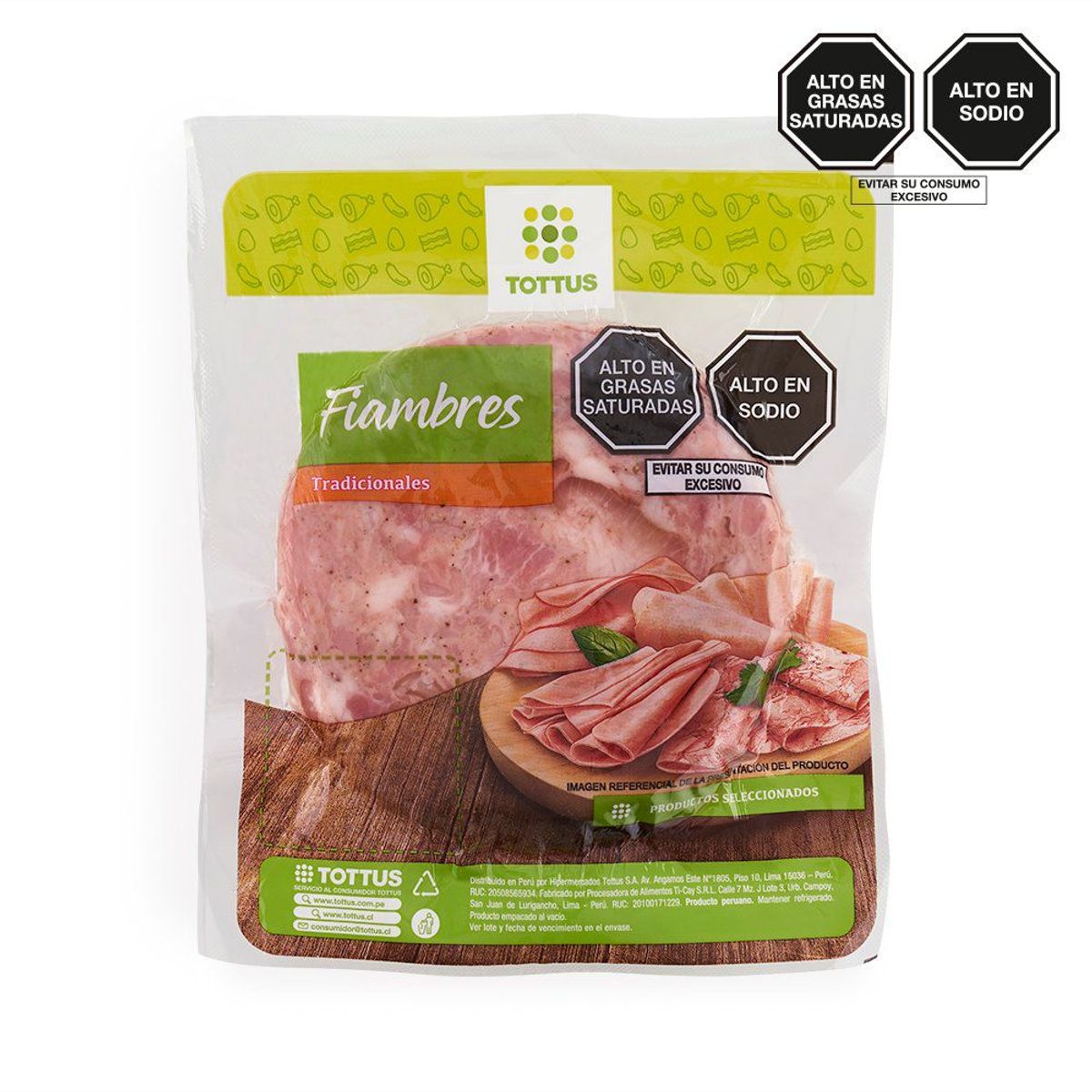 TOTTUS - Chicharrón de Prensa Tottus Empaque 200 g
