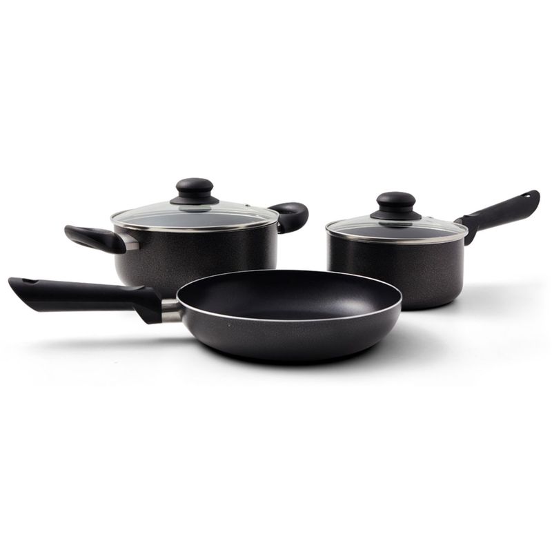 CASA JOVEN - Juego de Ollas 5Pz 16-20-22Cm Antiadherente Casa Joven