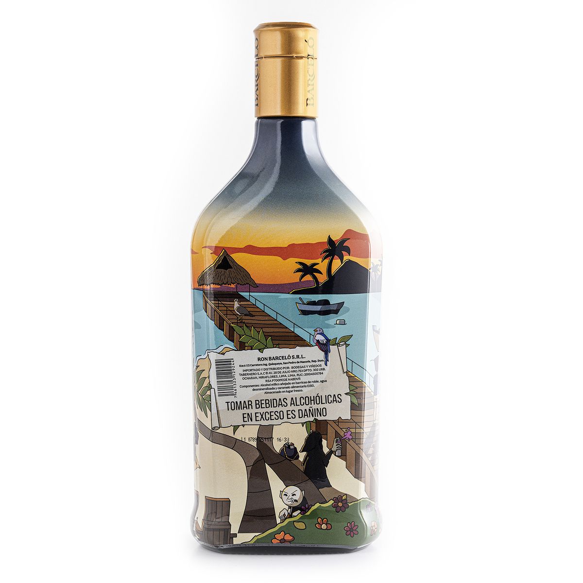 BARCELO - Ron Barceló Añejo Botella 750 mL