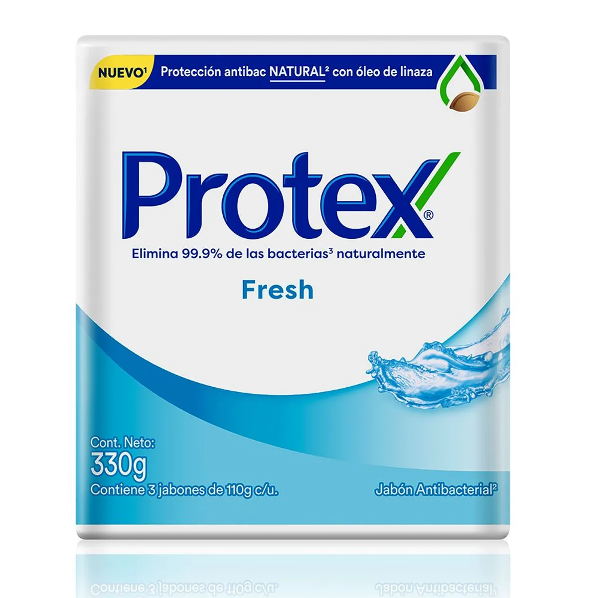 PROTEX - Jabón en Barra Protex Antibacterial Fresh Empaque 3 Und