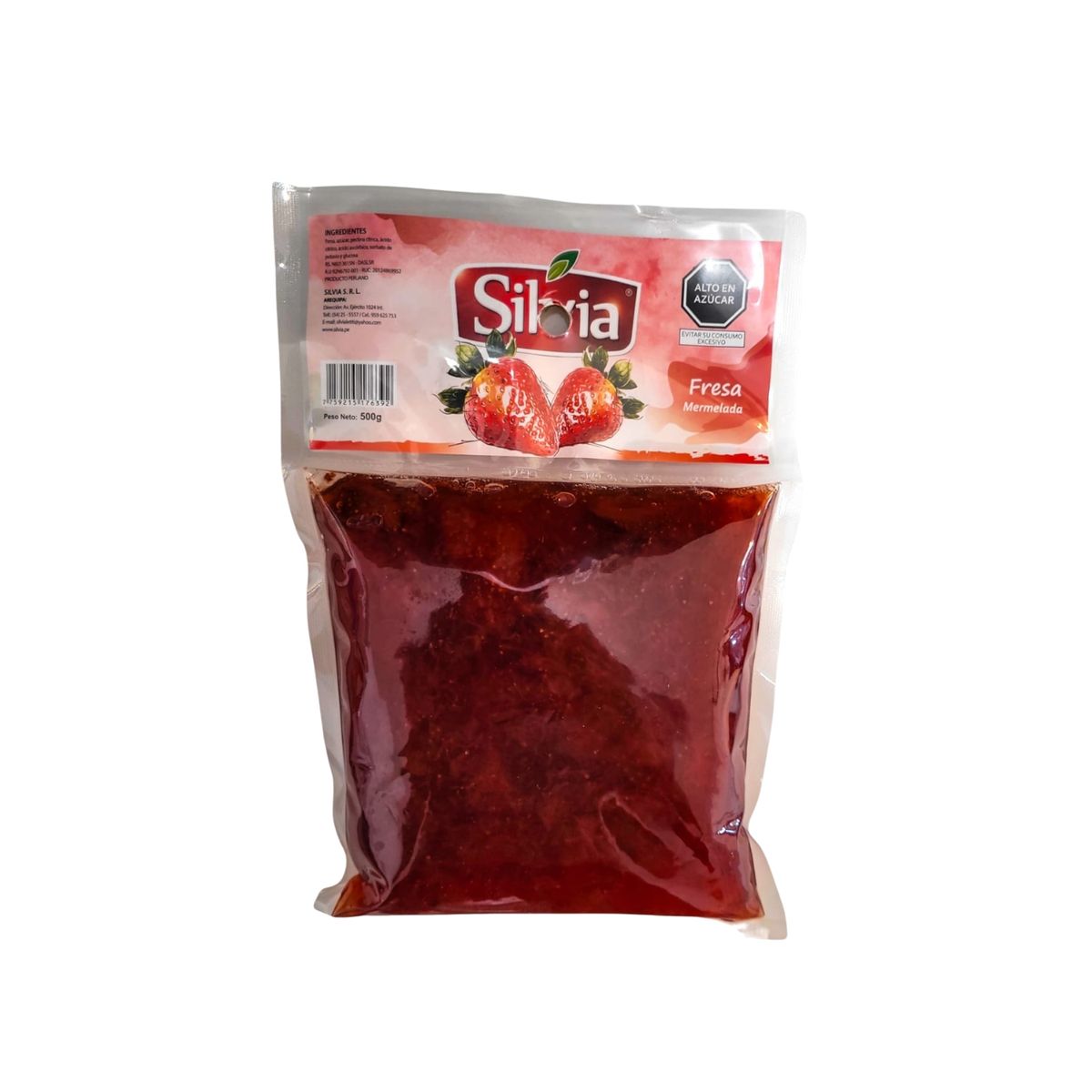 SILVIA - Mermelada Silvia Fresa Pote 500 g