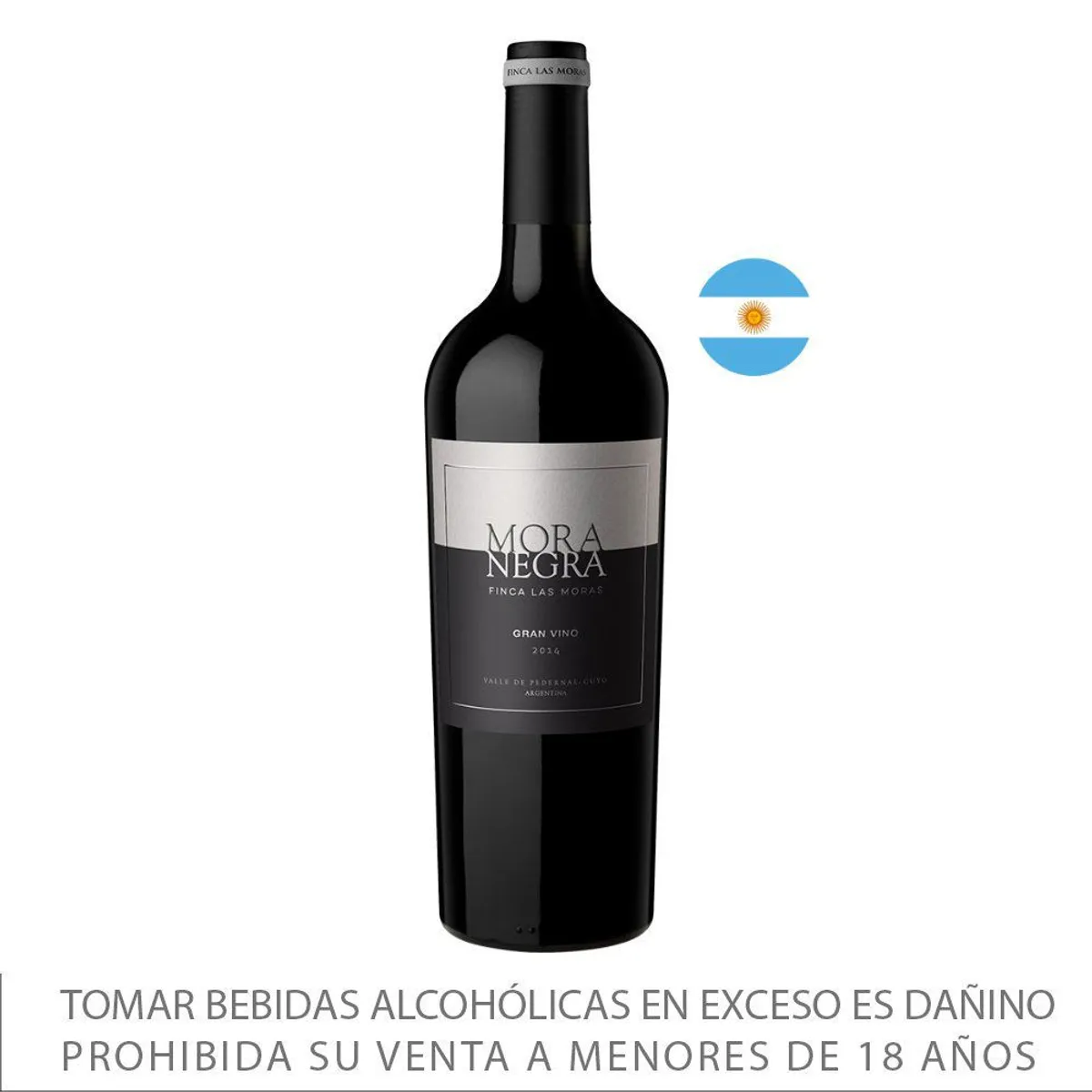 LAS MORAS - Vino Negra Las Moras 14.5° Botella 750 mL