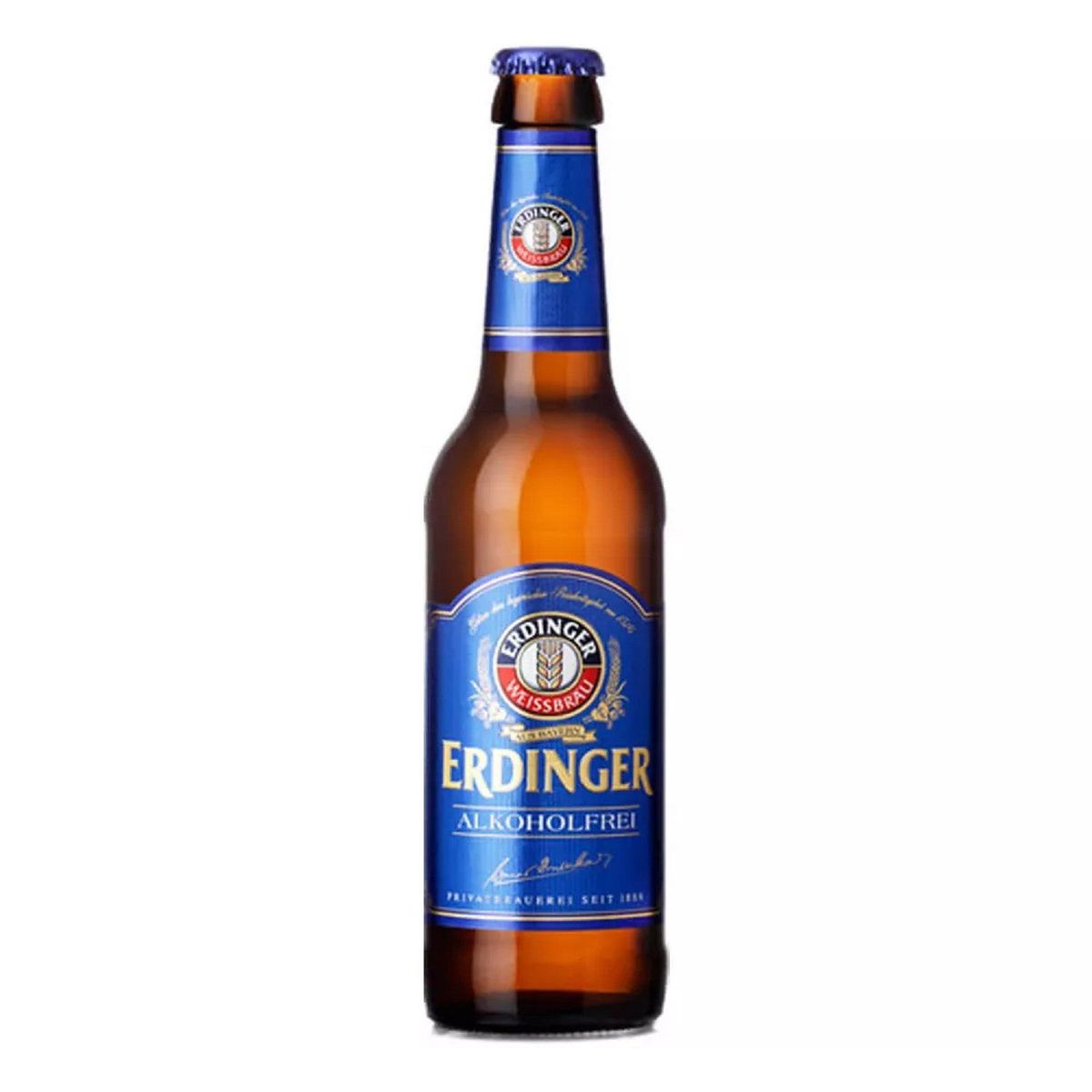 ERDINGER - Cerveza de Trigo Erdinger Sin Alcohol Botella 330 mL