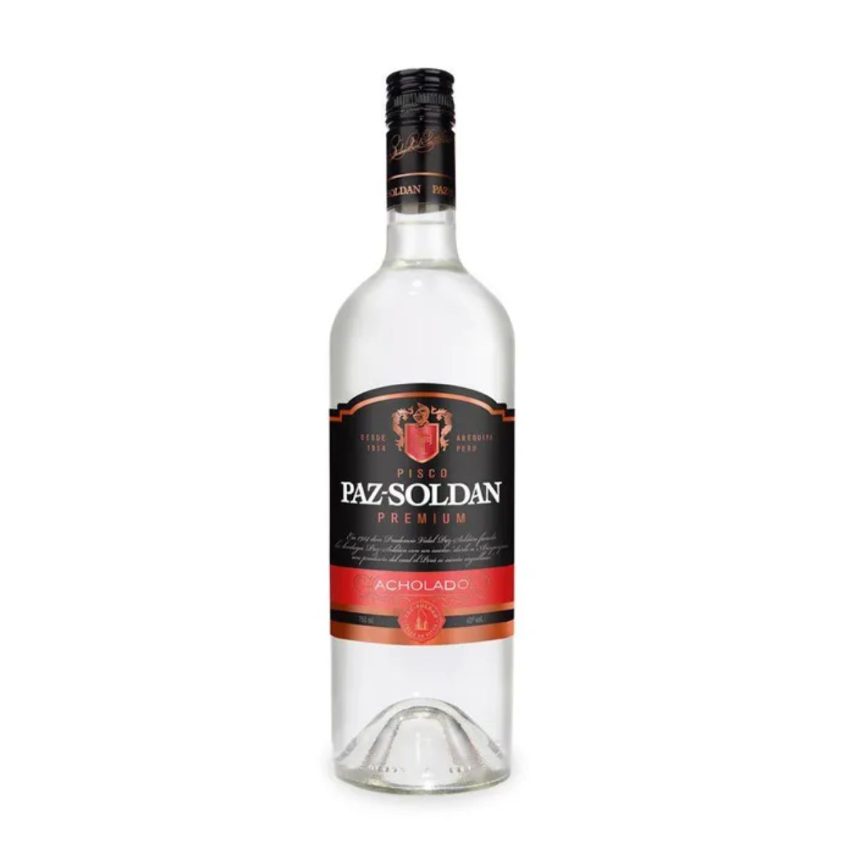 PAZ SOLDAN - Pisco Paz Soldán Italia Botella 750 mL