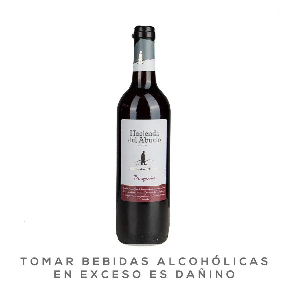 HACIENDA DEL ABUELO - Vino Borgoña Semi Seco Hacienda del Abuelo Botella 750 mL