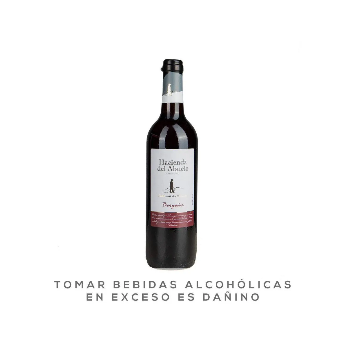 HACIENDA DEL ABUELO - Vino Borgoña Semi Seco Hacienda del Abuelo Botella 750 mL