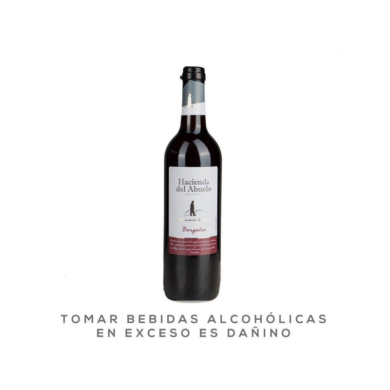HACIENDA DEL ABUELO - Vino Borgoña Semi Seco Hacienda del Abuelo Botella 750 mL
