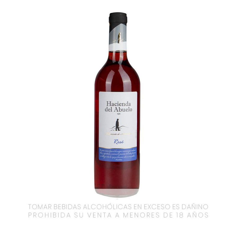 HACIENDA DEL ABUELO - Vino Rosé Semi Seco Hacienda del Abuelo Botella 750 mL