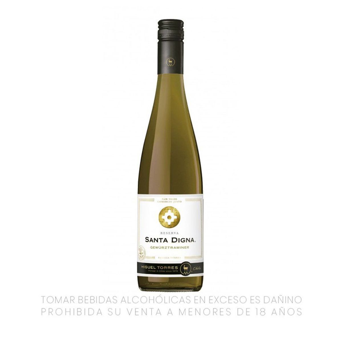 SANTA DIGNA - Vino Tinto Santa Digna Gewurztraminer Reserva Botella 750 mL
