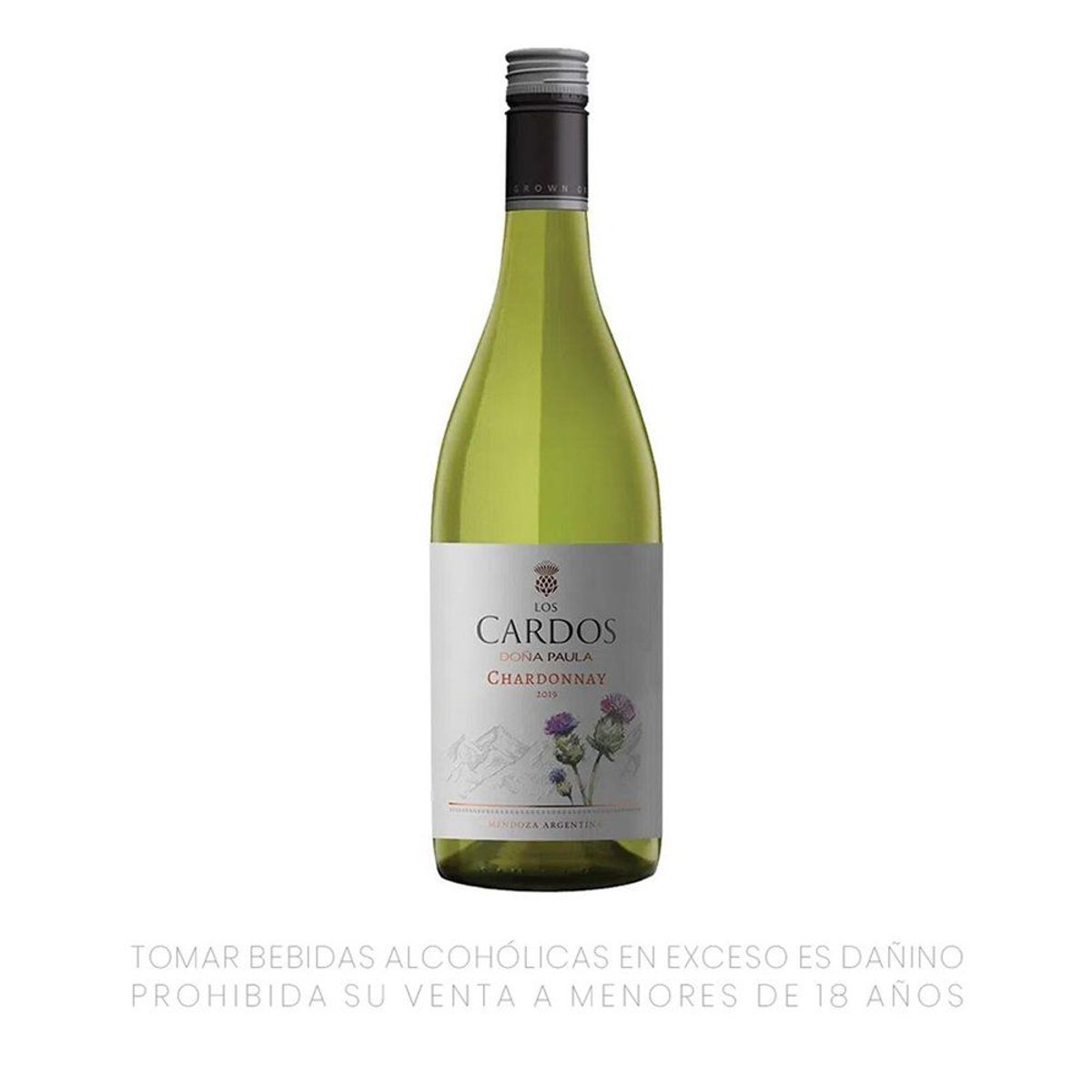 DOÑA PAULA - Vino Blanco Doña Paula Chardonnay Los Cardos Botella 750 mL