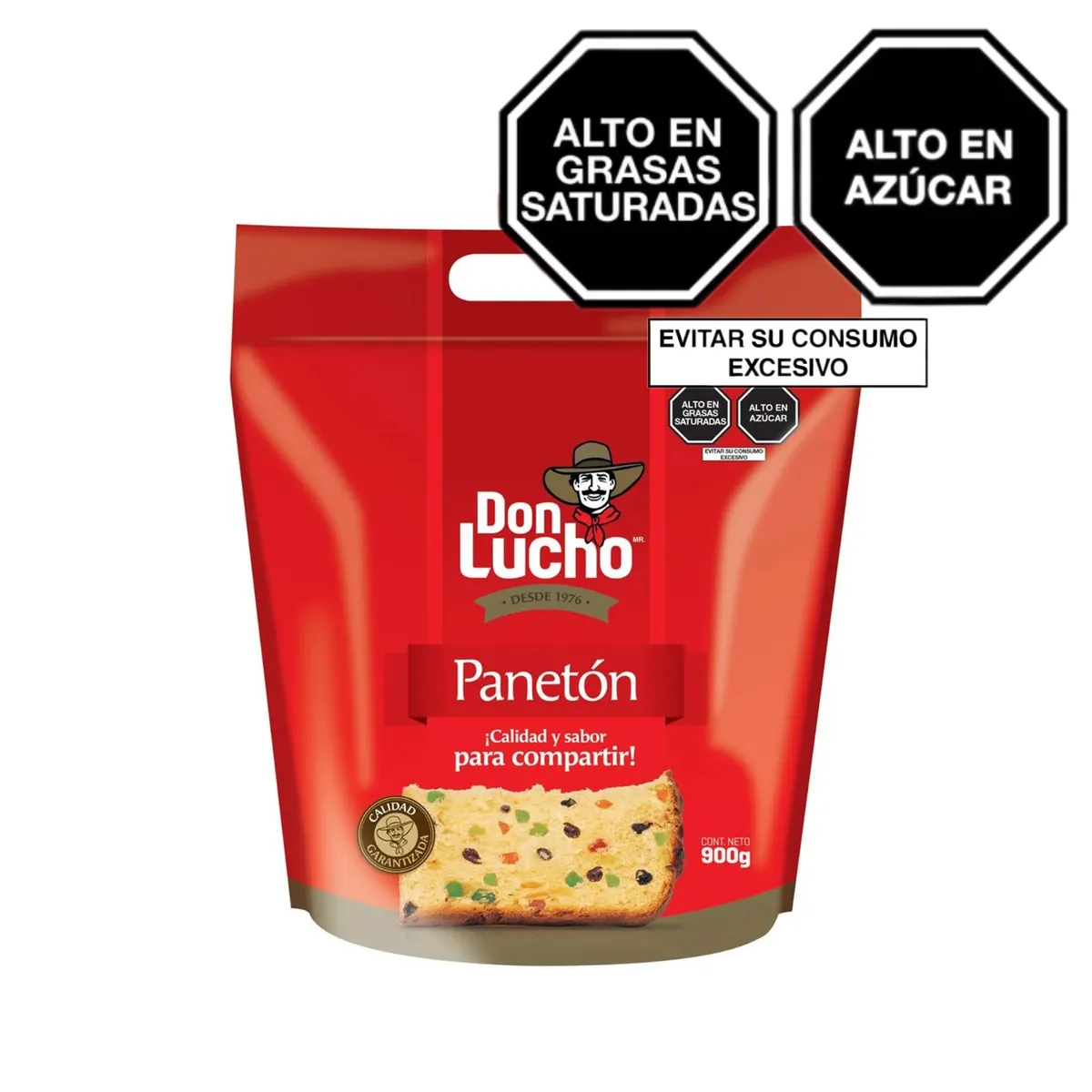 DON LUCHO - Don Lucho Panetón x 900 g Bolsa Zip