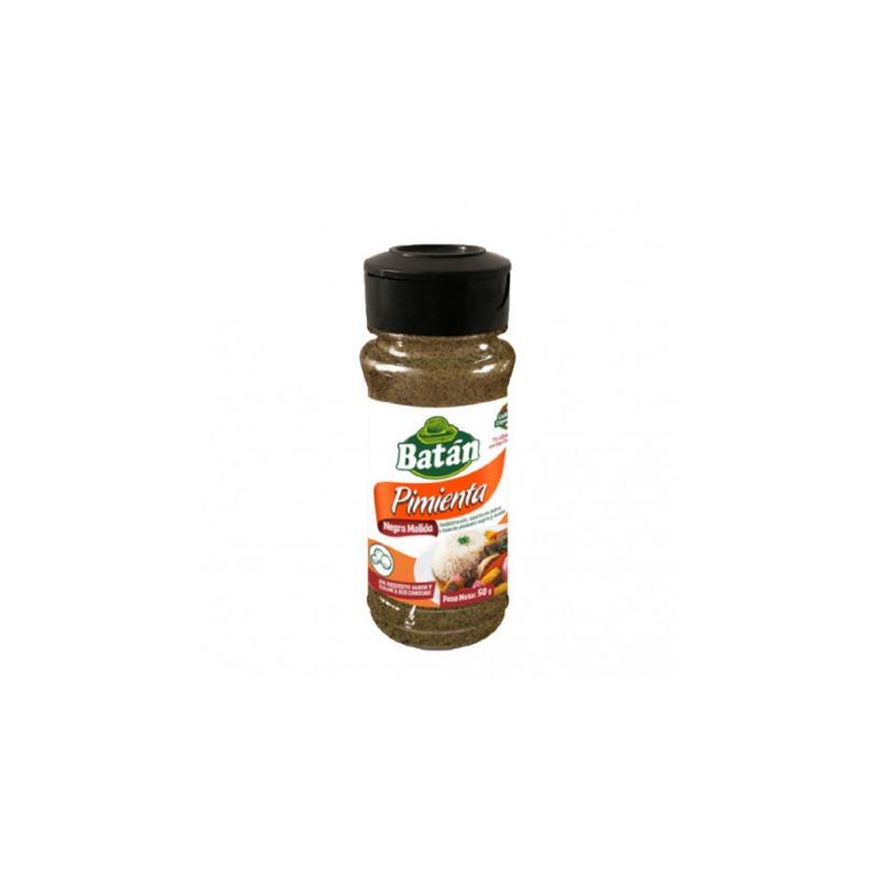 BATAN - Pimienta Negra Molida Batán Envase 50 g