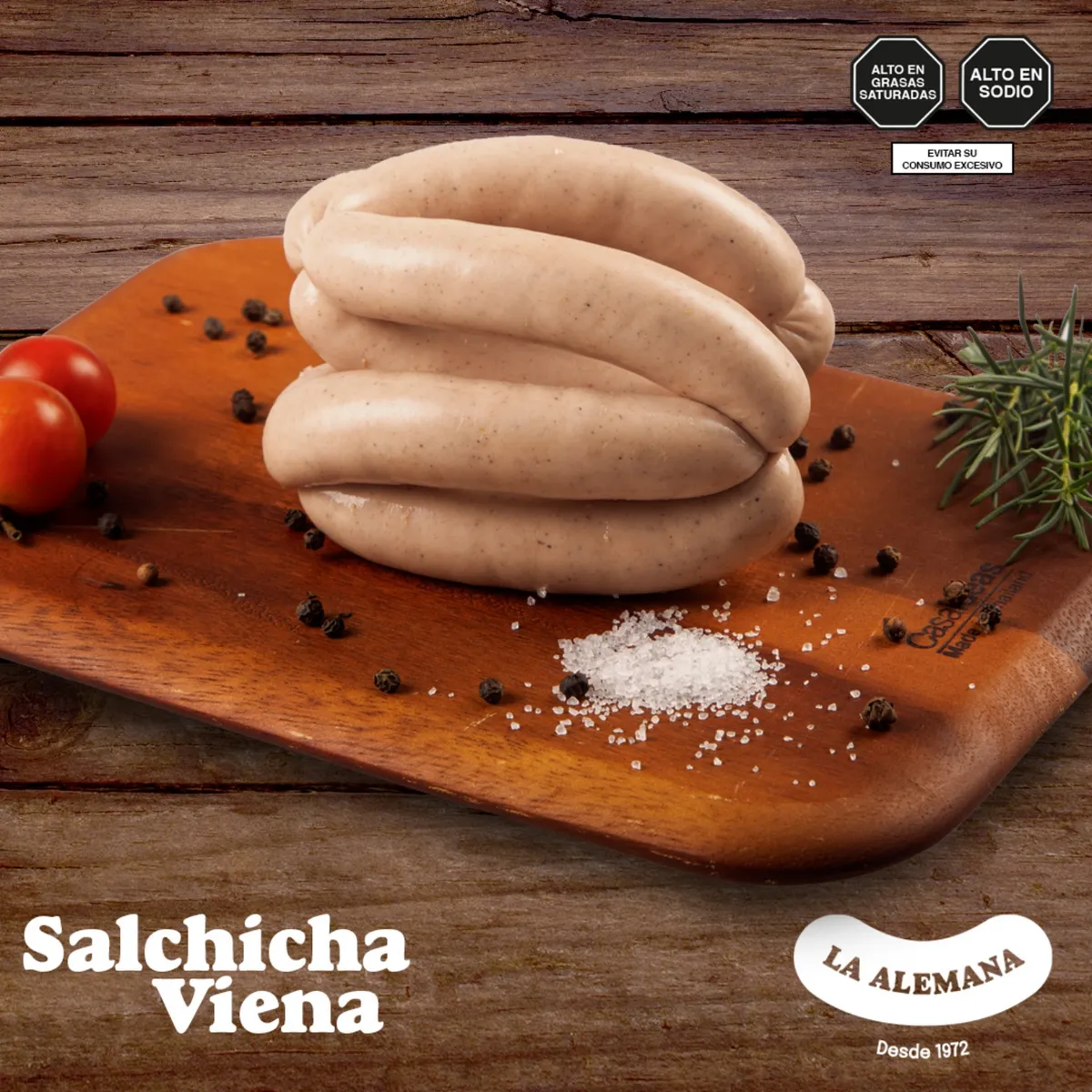 LA ALEMANA - Salchicha Viena La Alemana Empaque x Kg