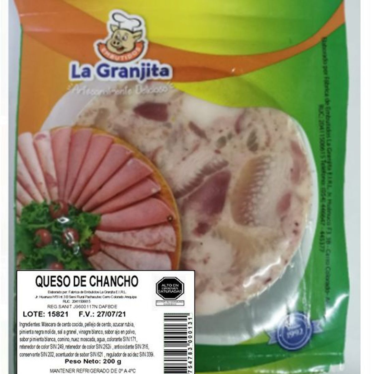 LA GRANJITA - Queso de Chancho