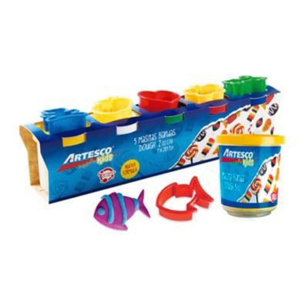 ARTESCO - Masa Moldeable Artesco Caja 4 Und