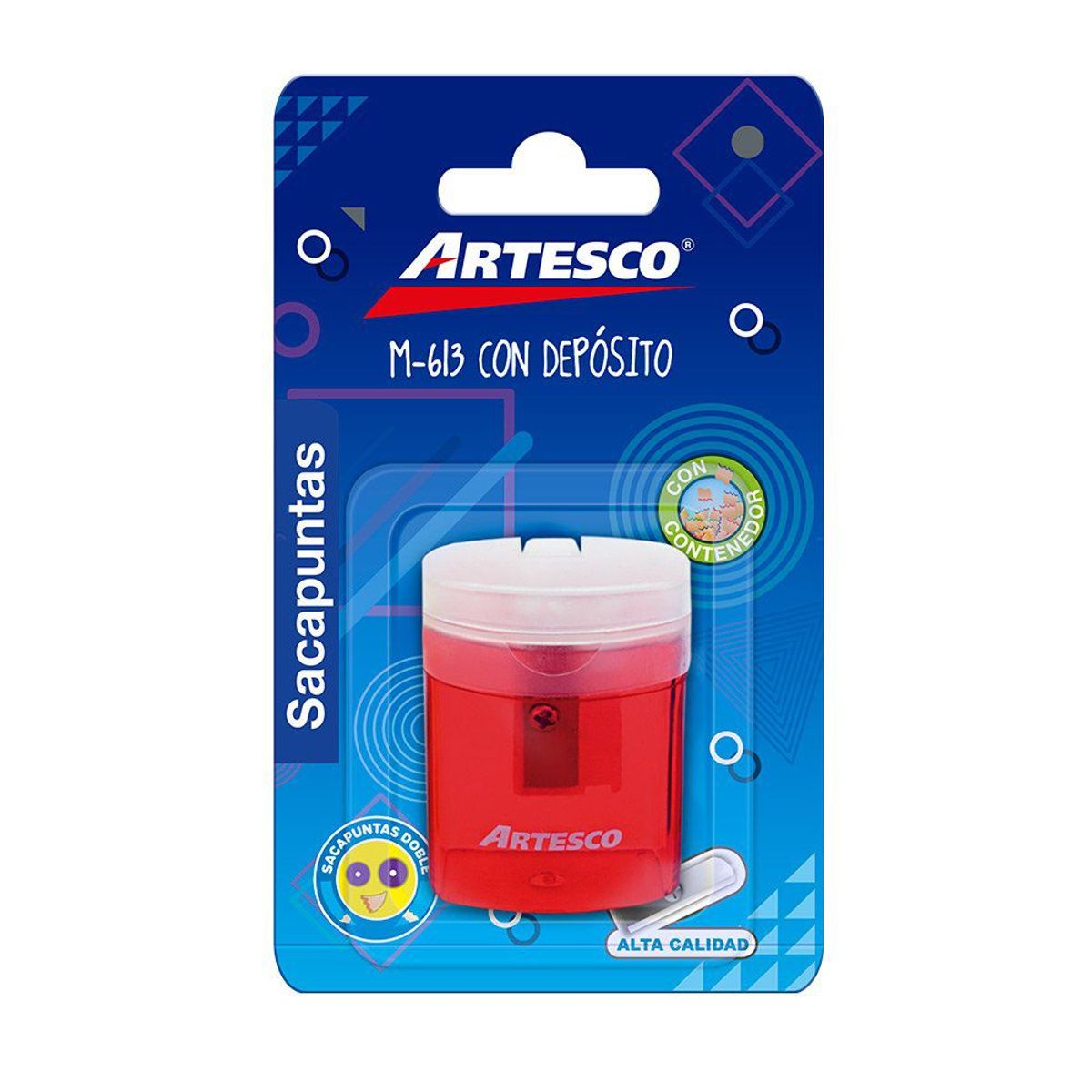 ARTESCO - Tajador Artesco M-613 Con Depósito Cuadrado