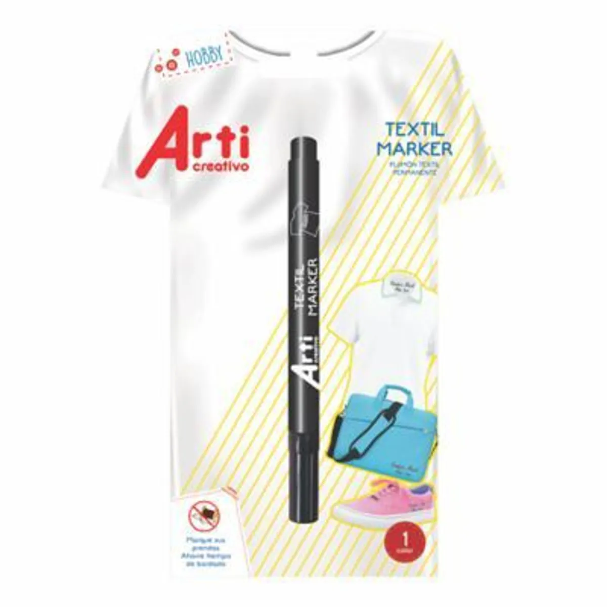 ARTI CREATIVO - Plumón Arti Creativo Para Tela
