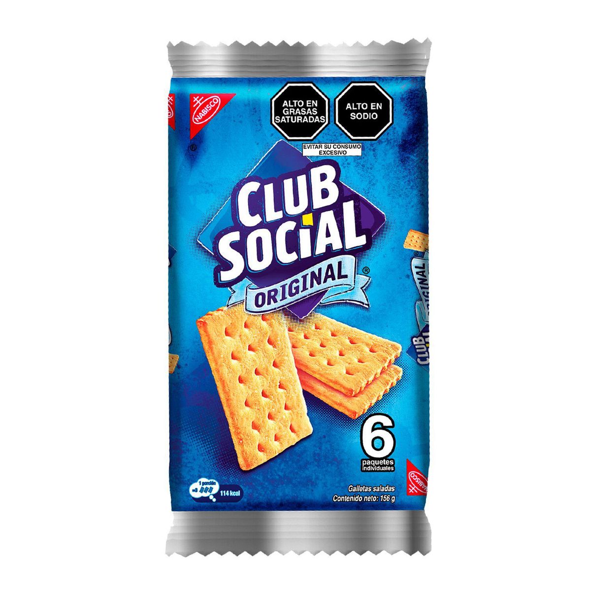 CLUB SOCIAL - Galleta Club Social Original 6 Unidades