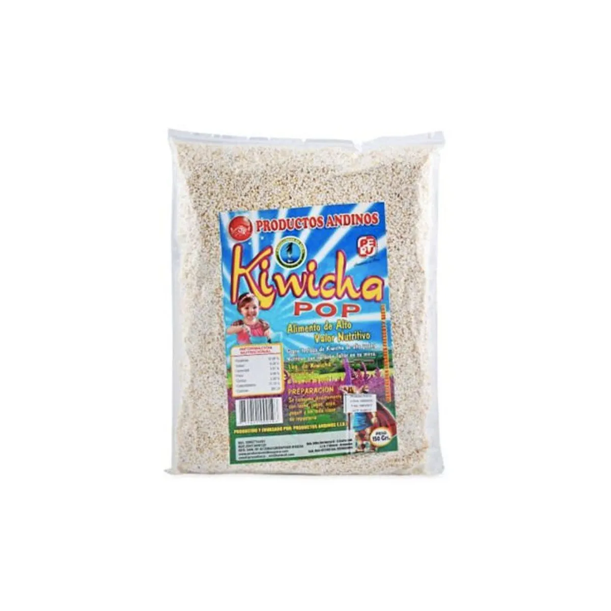 PRODUCTOS ANDINOS - Kiwicha Pop Productos Andinos Bolsa 150 g