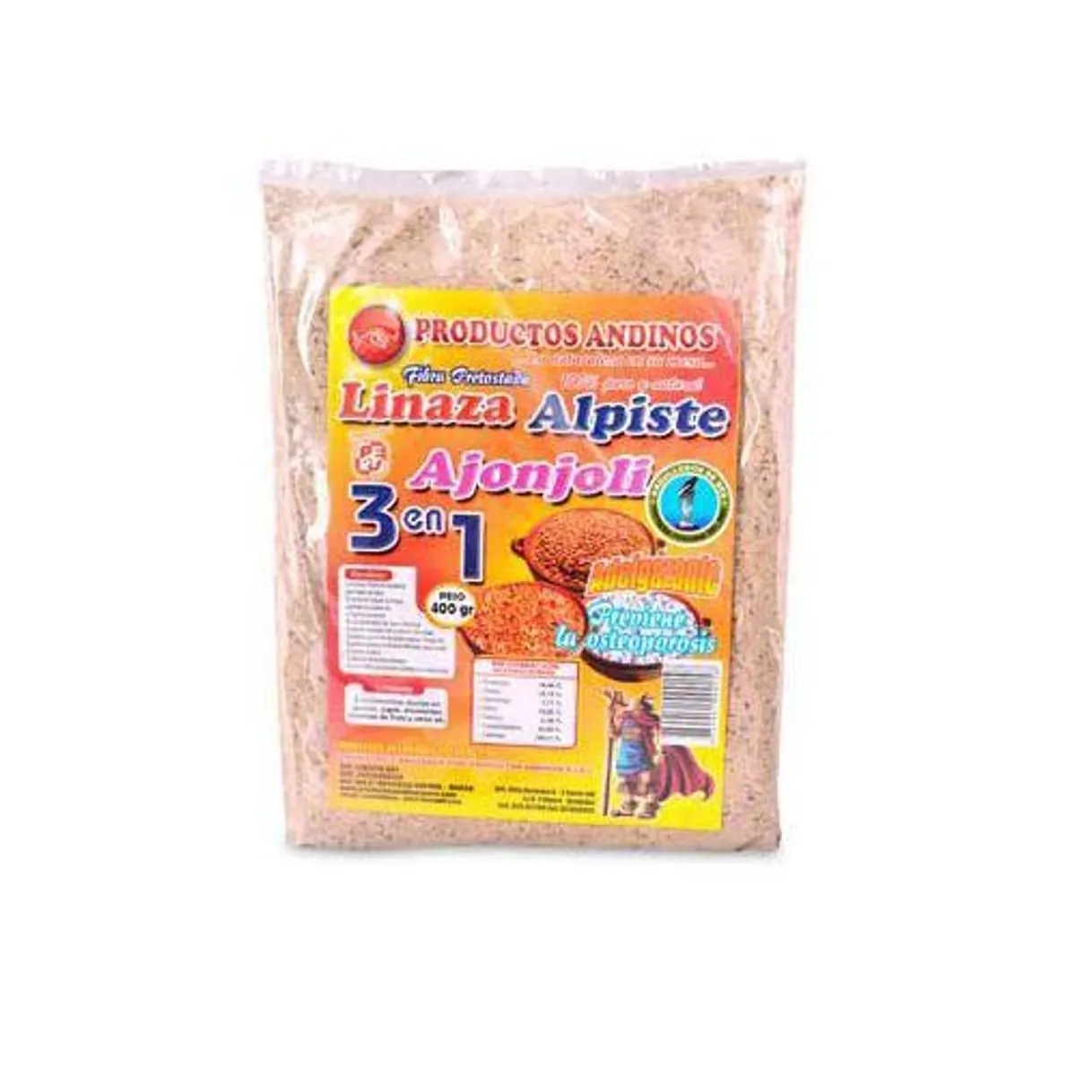 PRODUCTOS ANDINOS - Pretostado 3 en 1 Productos Andinos Bolsa 400 g