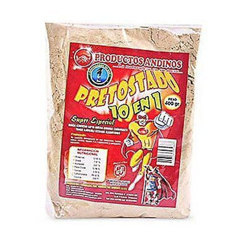 PRODUCTOS ANDINOS - Pretostado de Cereales 10 en 1 Productos Andinos Bolsa 400 g