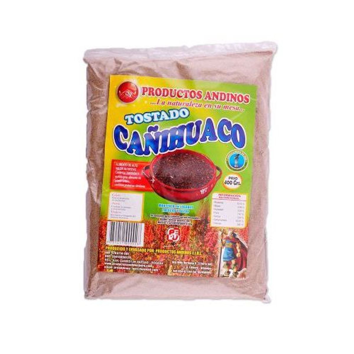 PRODUCTOS ANDINOS - Cañihuaco Tostado Productos Andinos Bolsa 400 g